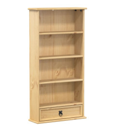 Armoire à CD Corona 52x17,5x103 cm bois de pin massif