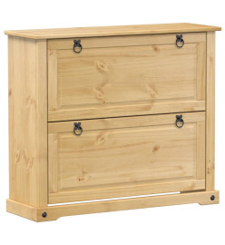 Armoire à chaussures Corona 99x32x85 cm bois de pin massif