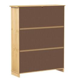 Armoire à chaussures Corona 99x32x124,5 cm bois de pin massif