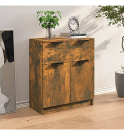 Buffet Chêne fumé 60x30x70 cm Bois d'ingénierie