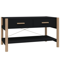 Table basse Noir 82x48x45 cm Bois d'ingénierie