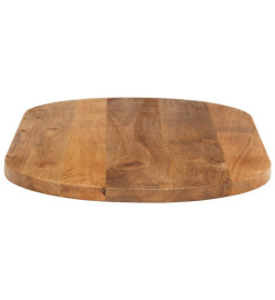 Dessus de table 100x50x2,5 cm ovale bois massif de manguier