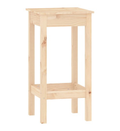 Ensemble de bar 5 pcs Bois de pin massif