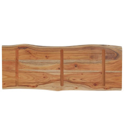 Dessus de table 100x40x2,5 cm rectangulaire bois massif acacia