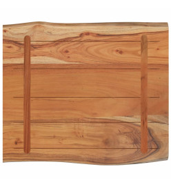 Dessus de table 70x60x2,5 cm rectangulaire bois massif acacia