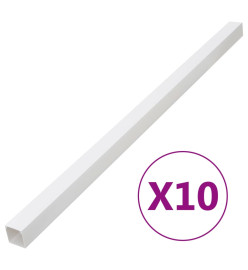 Goulotte de câble 40x25 mm 10 m PVC