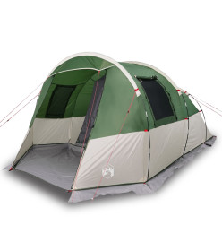 Tente de camping tunnel 4 personnes vert imperméable