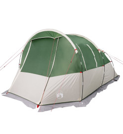 Tente de camping tunnel 4 personnes vert imperméable