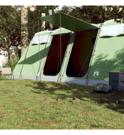 Tente de camping tunnel 10 personnes vert imperméable