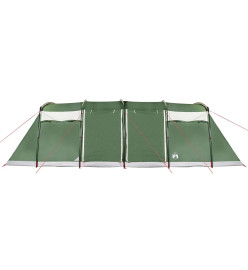 Tente de camping tunnel 10 personnes vert imperméable