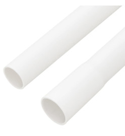 Goulottes de câble avec pinces Ø25 mm 30 m PVC