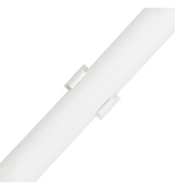 Goulottes de câble avec pinces Ø30 mm 30 m PVC