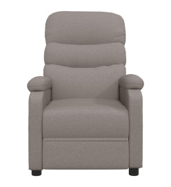 Fauteuil électrique de massage Taupe Tissu