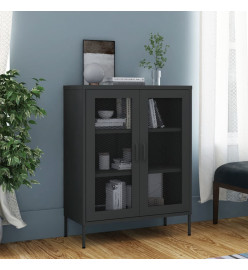 Armoire de rangement Anthracite 80x35x101,5 cm Acier