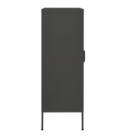 Armoire de rangement Anthracite 80x35x101,5 cm Acier