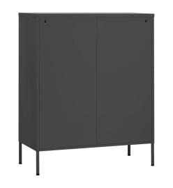 Armoire de rangement Anthracite 80x35x101,5 cm Acier