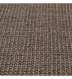 Tapis Sisal naturel 80x300 cm Marron