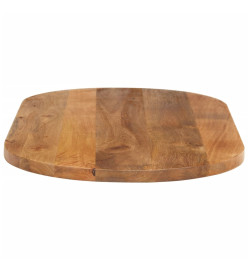 Dessus de table 120x60x3,8 cm ovale bois massif de manguier