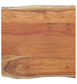 Dessus de table 60x60x2,5 cm carré bois massif acacia