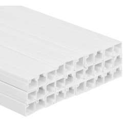 Goulotte de câble 20x10 mm 30 m PVC