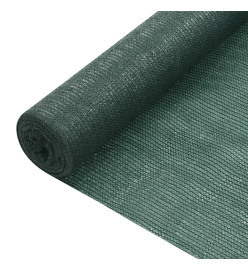 Filet brise-vue Vert 3,6x25 m PEHD 75 g/m²