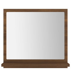 Miroir de bain Chêne marron 40x10,5x37 cm Bois d'ingénierie