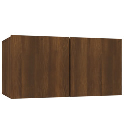 Ensemble de meubles TV 7 pcs Chêne marron Bois d'ingénierie