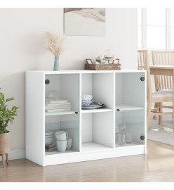 Buffet blanc 101,5x37x75,5 cm bois d'ingénierie