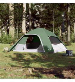 Tente familiale à dôme 6 personnes vert imperméable