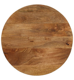 Dessus de table Ø 50x2,5 cm rond bois de manguier massif