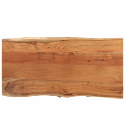 Dessus de table 80x40x2,5 cm rectangulaire bois massif acacia