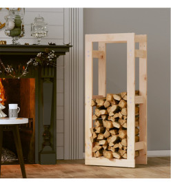 Support pour bois de chauffage 41x25x100 cm Bois de pin massif