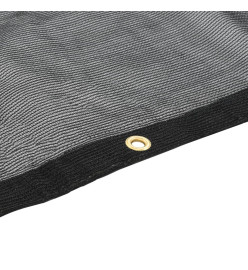 Filet de conteneur PEHD 3,5 x 5 m Noir