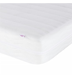 Lit avec matelas bleu 80x200 cm velours
