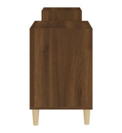 Meuble TV Chêne marron 160x35x55 cm Bois d'ingénierie