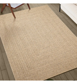 Tapis ZIZUR 60x110 cm aspect de jute intérieur et extérieur