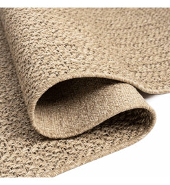 Tapis ZIZUR 80x200 cm aspect de jute intérieur et extérieur