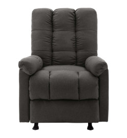 Fauteuil inclinable Gris foncé Tissu