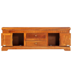 Meuble TV 119x30x40 cm Bois d'acacia massif