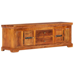 Meuble TV 119x30x40 cm Bois d'acacia massif