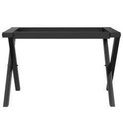 Pieds de table basse cadre en X 50x40x38 cm fonte