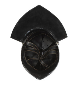 Casque de chevalier médiéval antique pour GN Argenté Acier