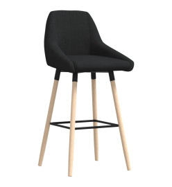 Tabouret de bar Noir Tissu