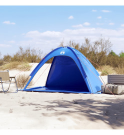 Tente de plage bleu azuré imperméable