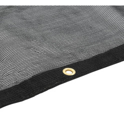 Filet de conteneur PEHD 3 x 5 m Noir