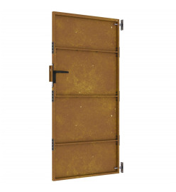 Portail de jardin 85x200 cm acier corten