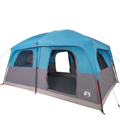 Tente de cabine familiale 10 personnes bleu imperméable