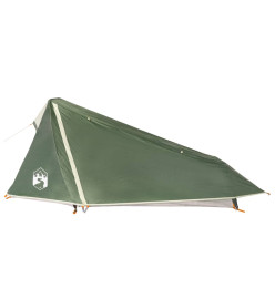 Tente de camping tunnel 1 personne vert imperméable