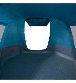 Tente de camping tunnel 4 personnes bleu imperméable