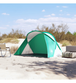 Tente de plage vert d'eau escamotable imperméable